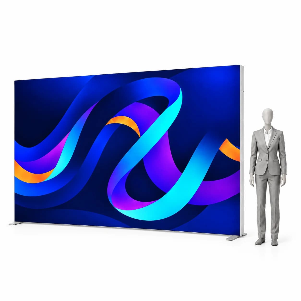 Presvetlená stena LED BOX PRO 400x250 s tlačou