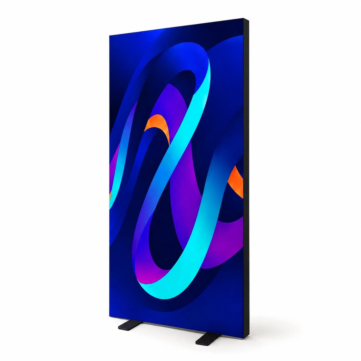 STAND LED BOX - ČIERNY