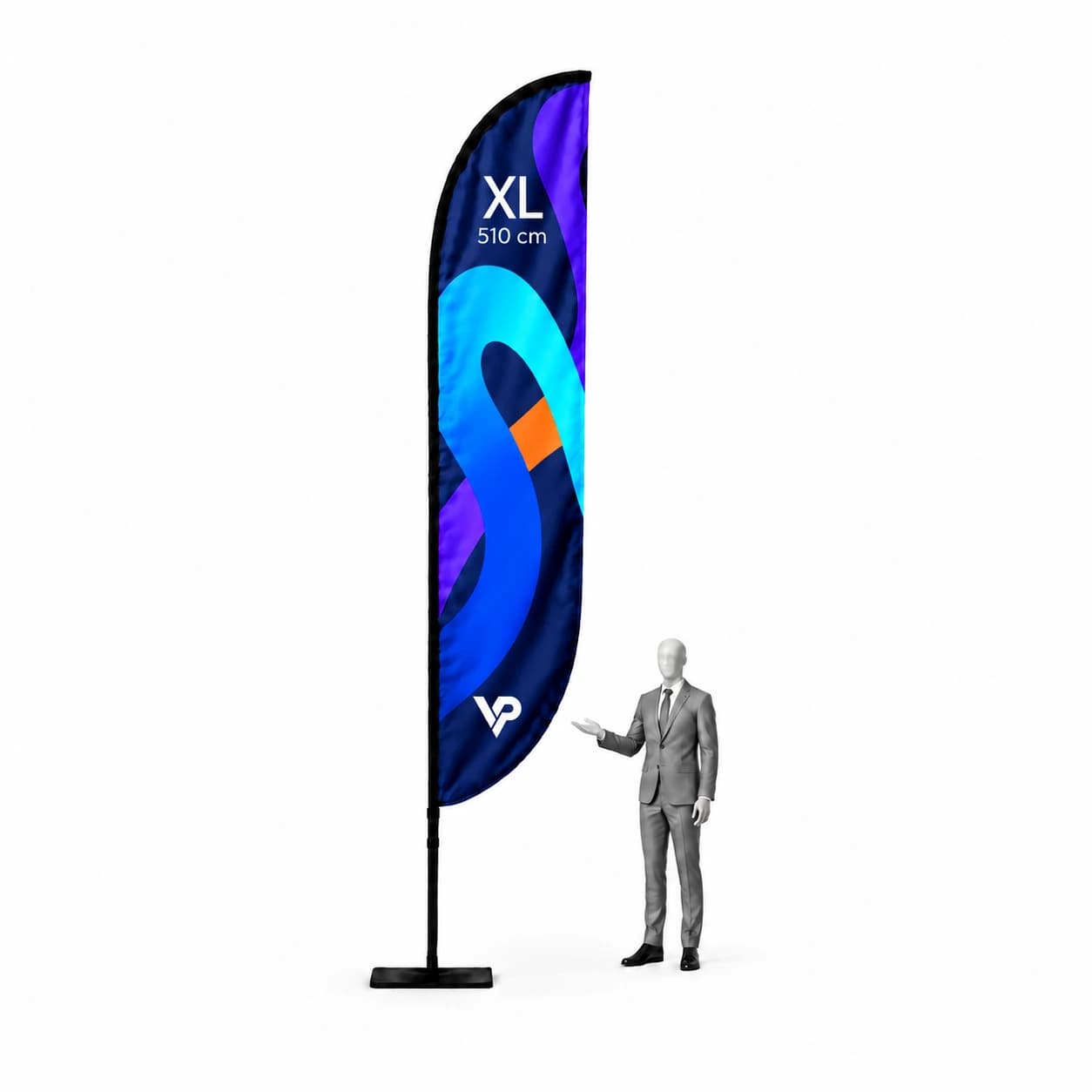 Beachflag reklamná vlajka Winder XL - 510cm