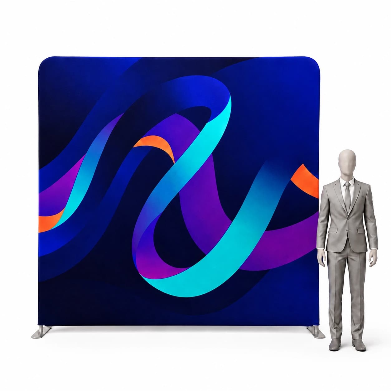 Textilná stena rovná 250 × 230 cm s tlačou