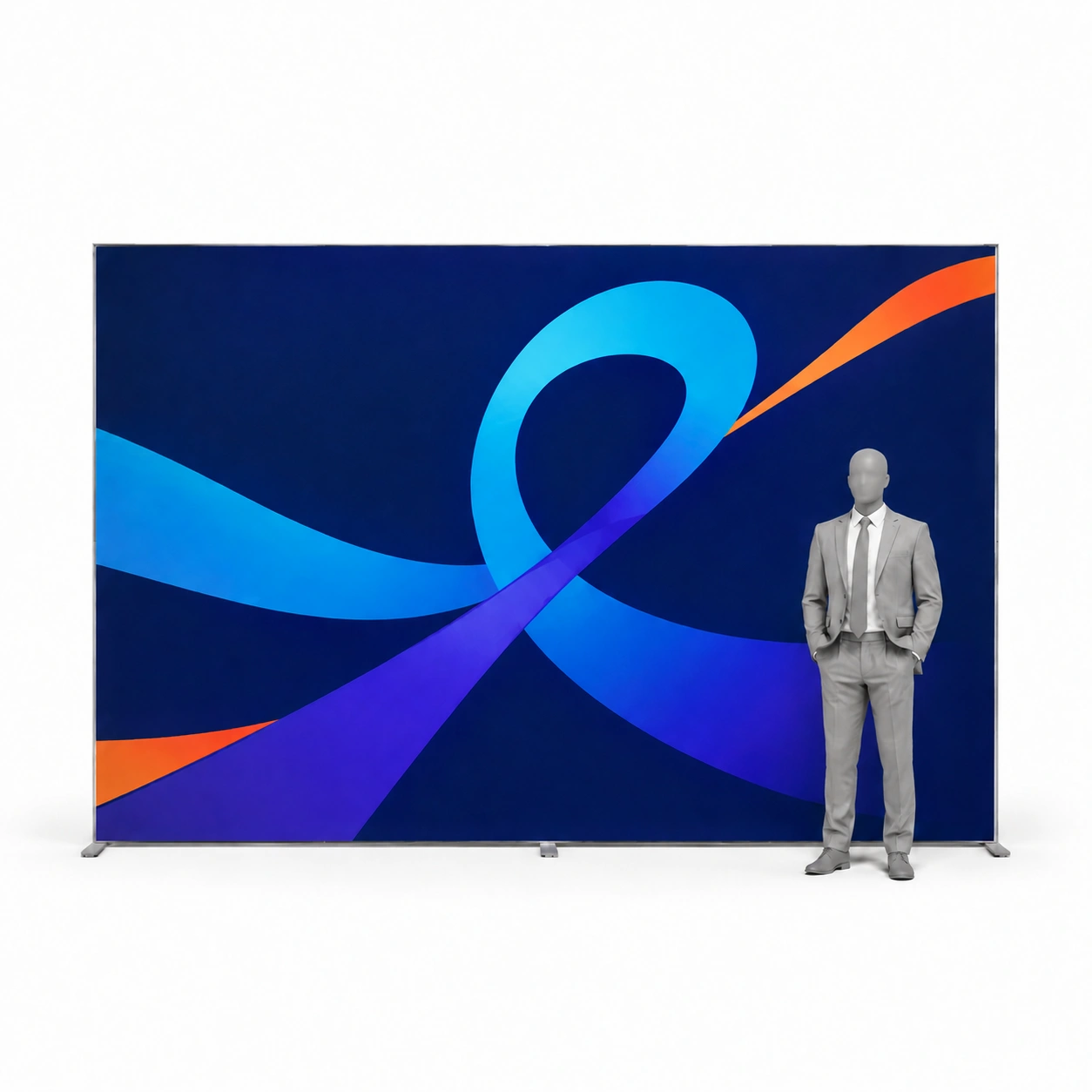 Podsvietená stena LED Backlight 400 × 250 cm s grafikou